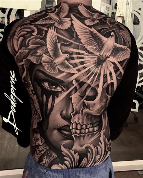 tatuagem costa masculina|50 Ideias Impressionantes de Tatuagem Nas Costas Masculina!